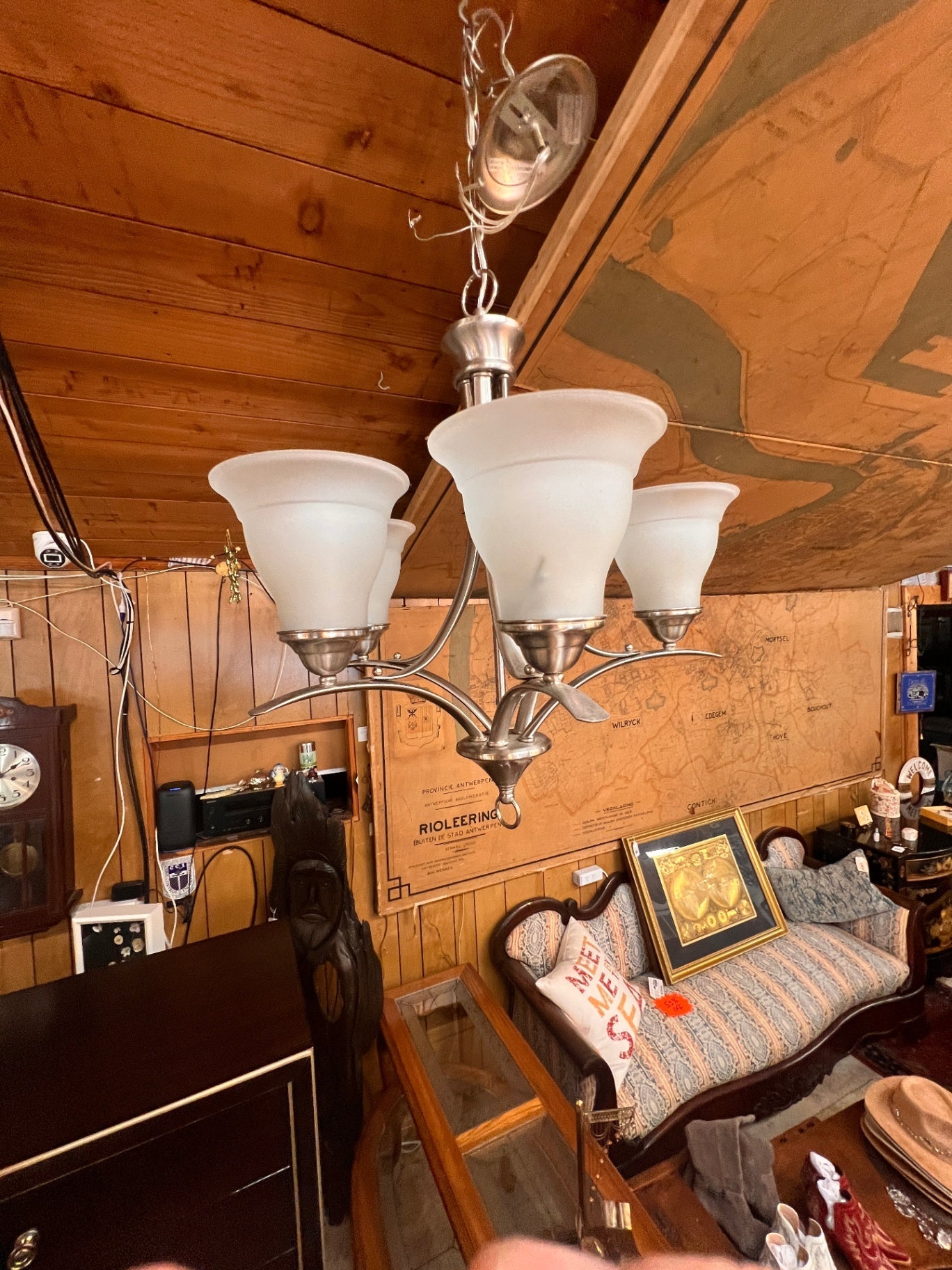 Silver Chandelier